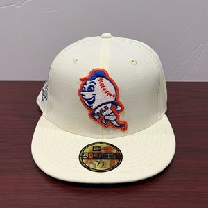 New Era, 59Fifty Fitted Hat, New York Mets, White